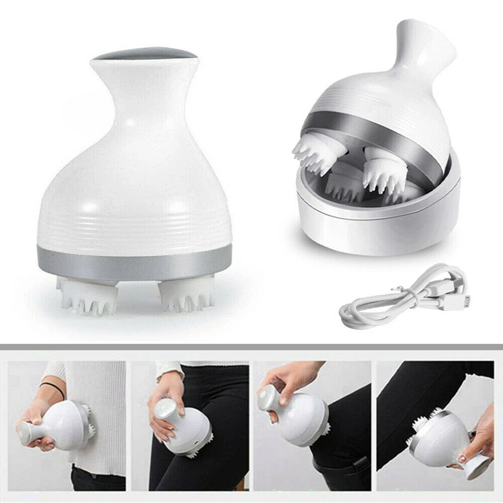 Elektrische Draadloze Hoofdhuidmassager – Ontspan & Herlaad